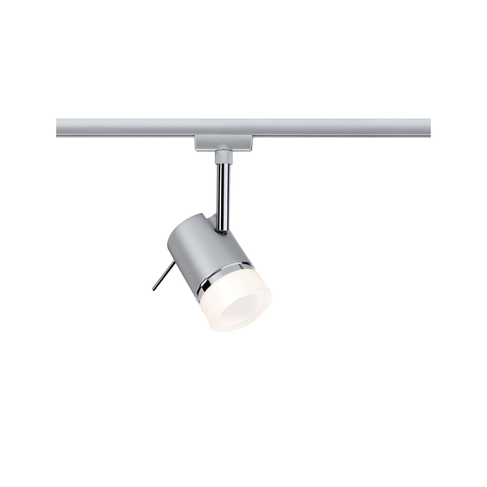 URail Schienenspot Pipe Einzelspot GU10 max. 10W dimmbar 230V Chrom matt/Chrom