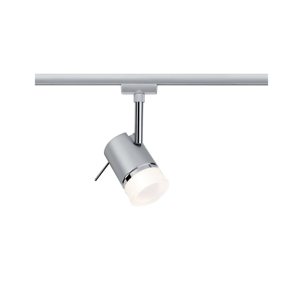 URail Schienenspot Pipe Einzelspot GU10 max. 10W dimmbar 230V Chrom matt/Chrom