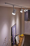 URail Schienenspot Pipe Einzelspot GU10 max. 10W dimmbar 230V Chrom matt/Chrom