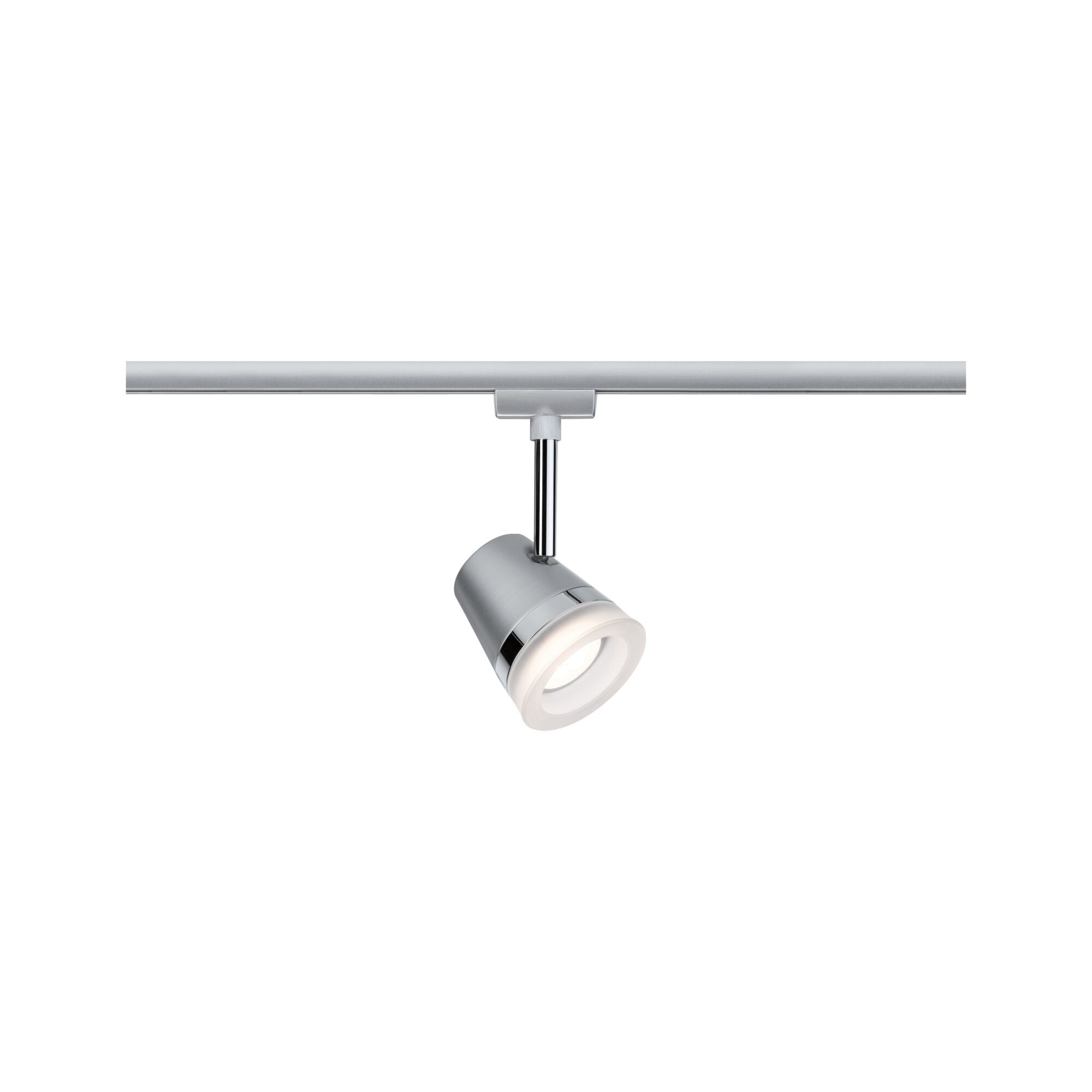 URail Schienenspot Cone Einzelspot GU10 max. 10W dimmbar 230V Chrom matt/Chrom