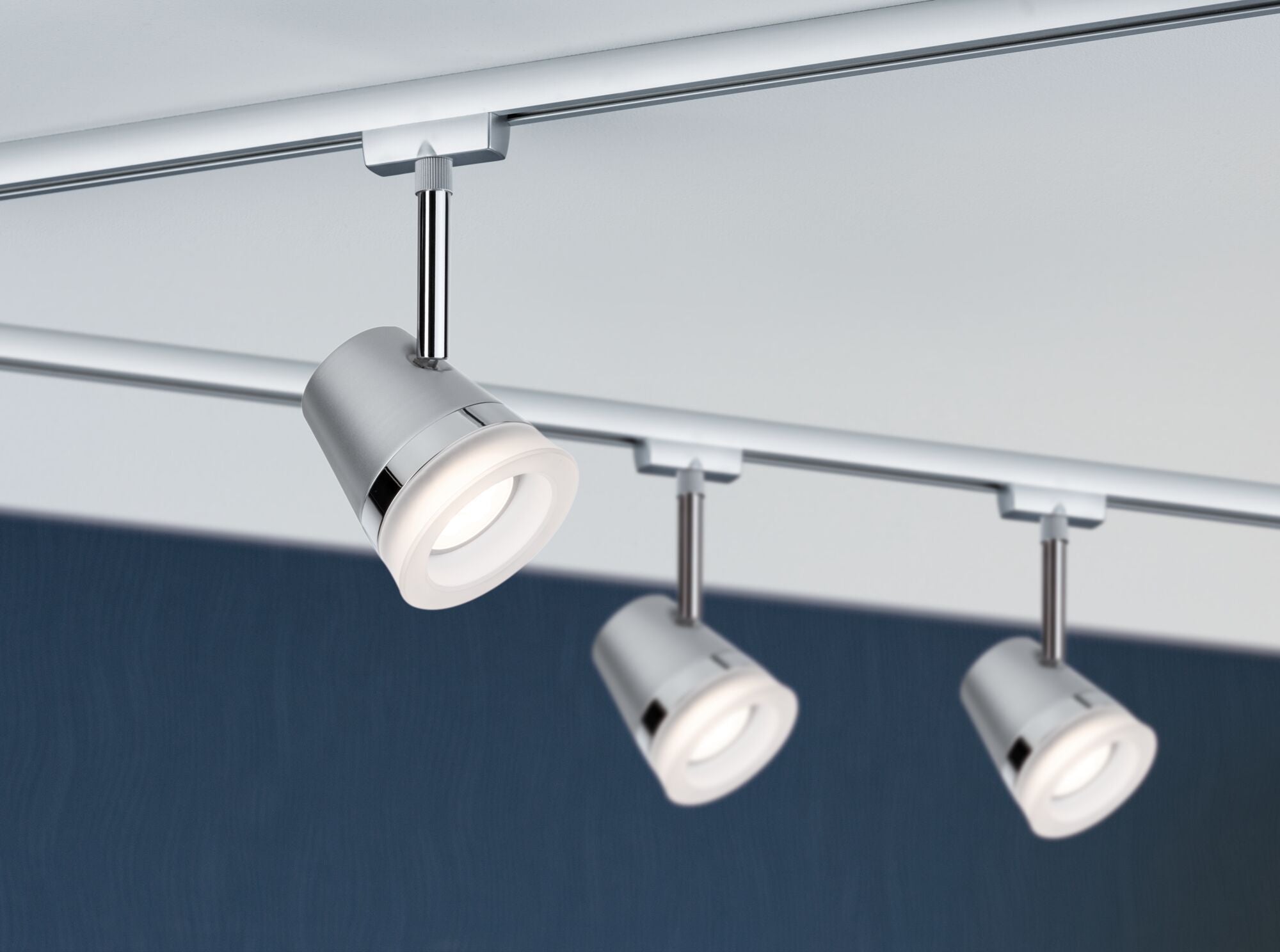 URail Schienenspot Cone Einzelspot GU10 max. 10W dimmbar 230V Chrom matt/Chrom
