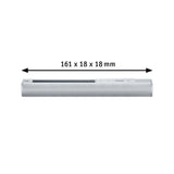 URail Einspeisung Ende 161x18mm max. 1000W Chrom matt