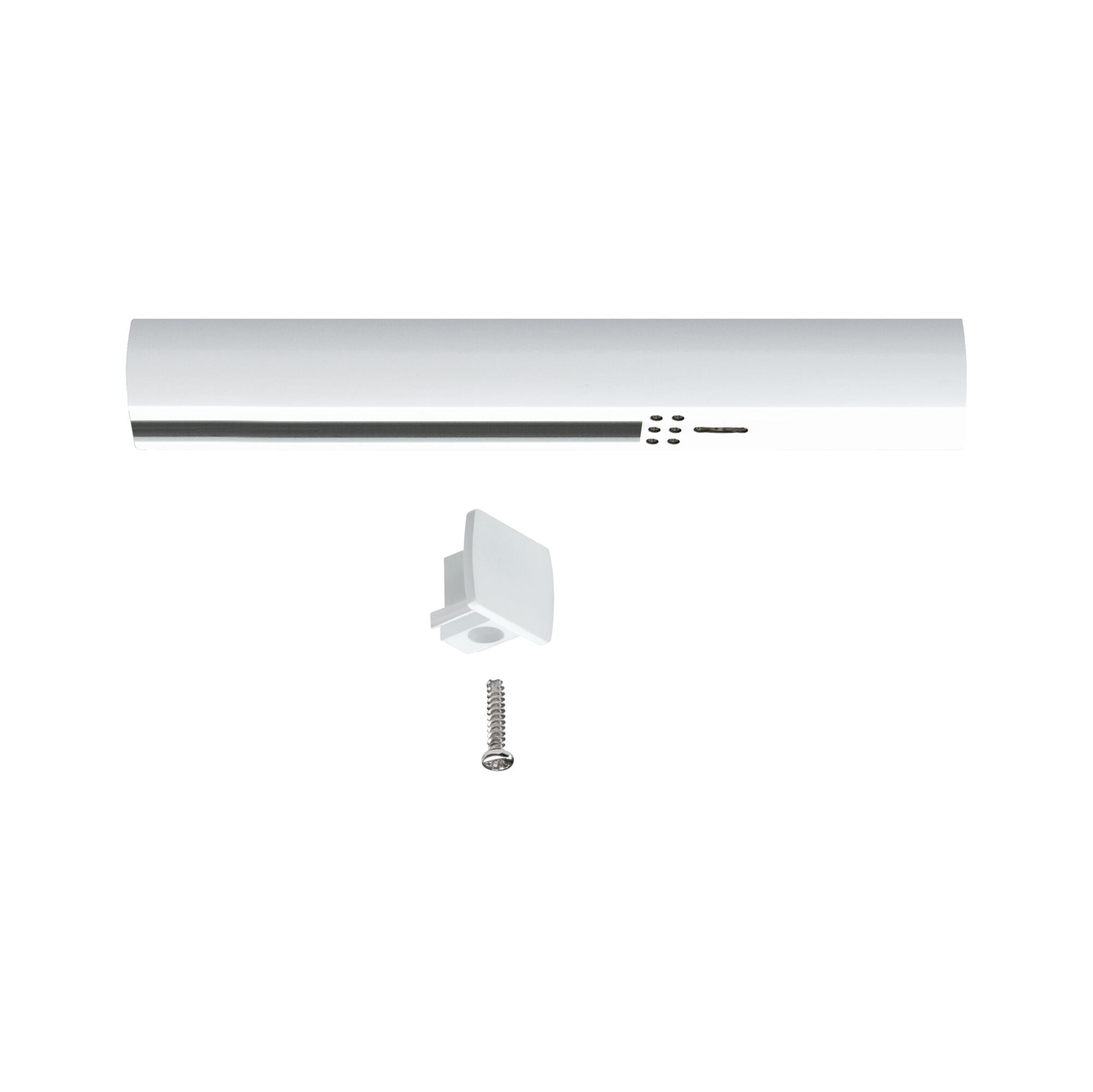URail Einspeisung Ende 161x18mm max. 1000W Weiß