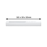URail Einspeisung Ende 161x18mm max. 1000W Weiß