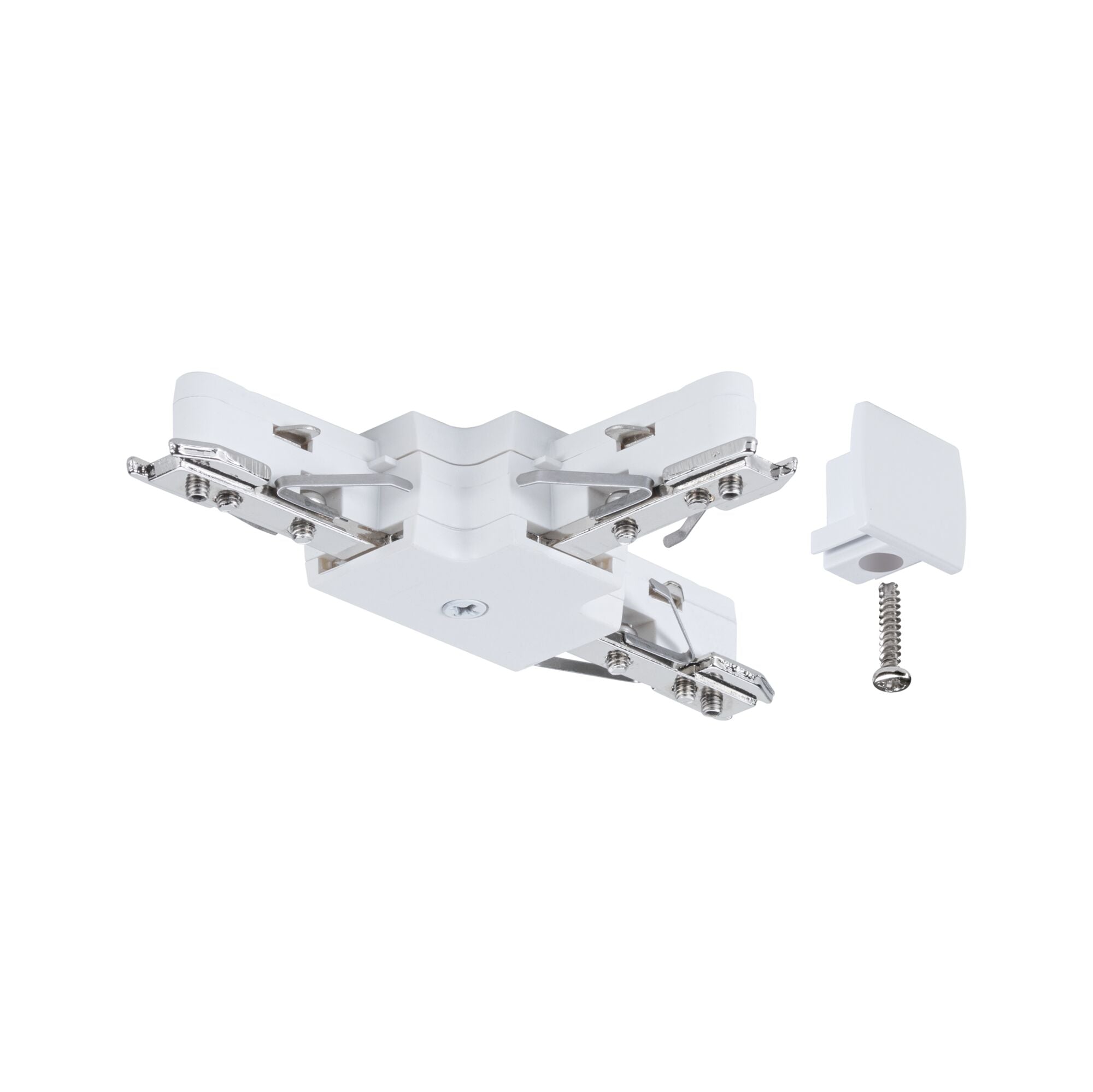URail Verbinder T-Stück 104x62mm max. 1000W Weiß