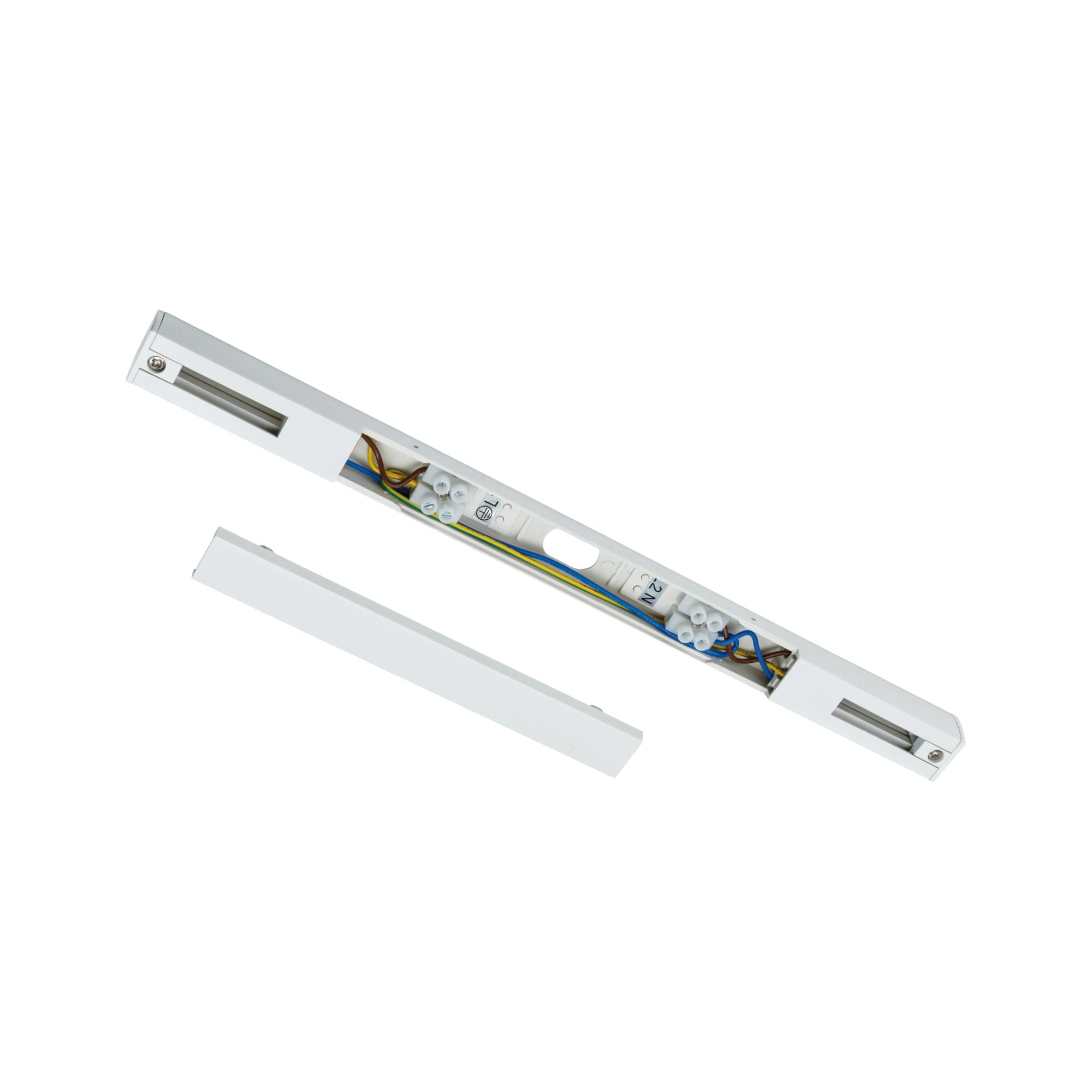 URail Einspeisung Mitte 304x18mm max. 1000W Weiß
