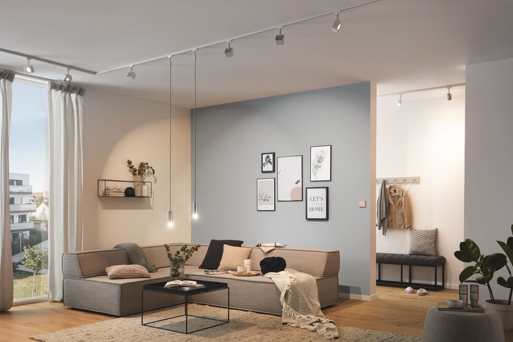 URail Pendel 2Easy E27 max. 20W dimmbar 230V Signalweiß