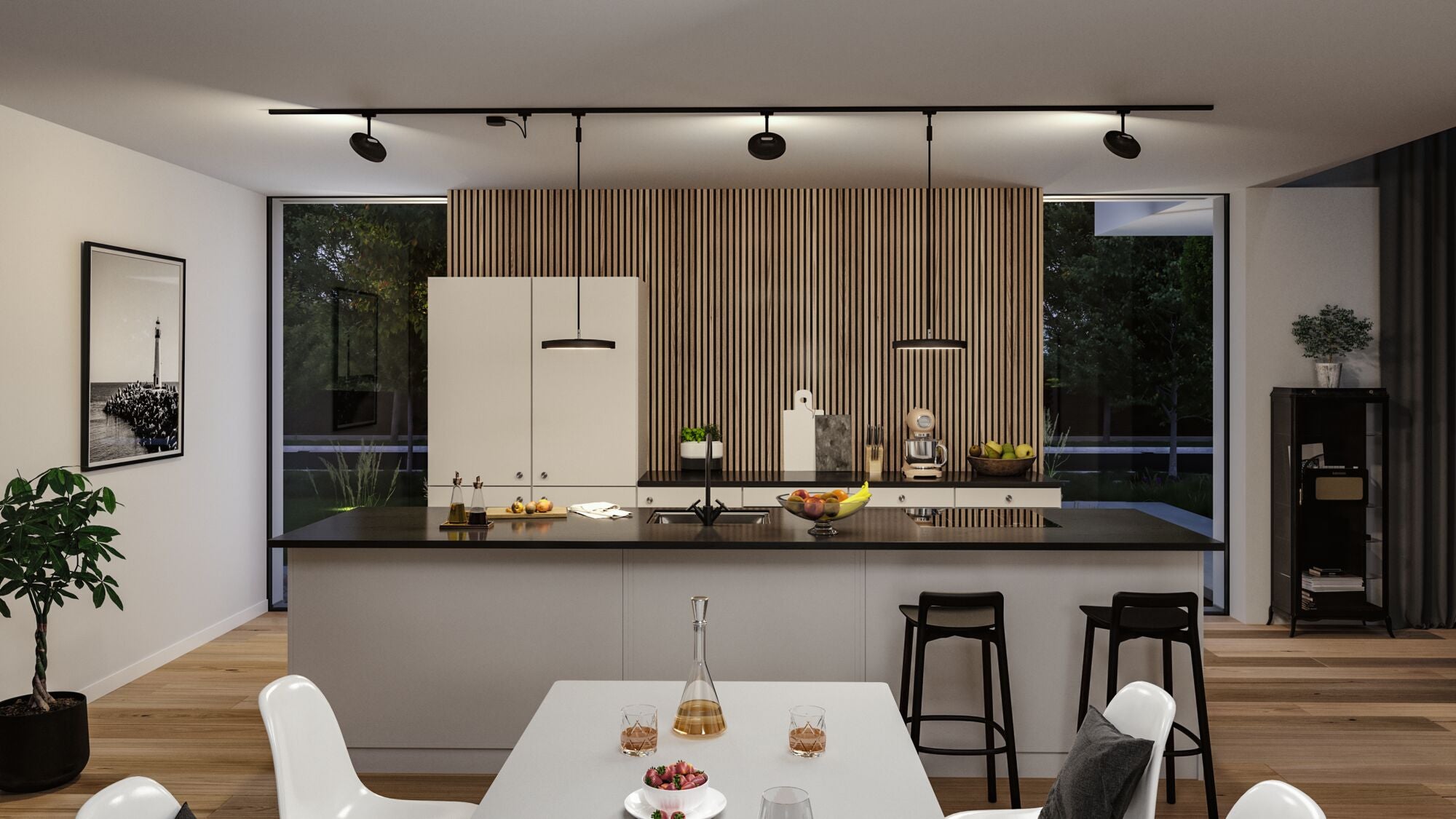 URail Einspeisung Zigbee 3.0 Kabel 1m max. 100W Schwarz matt