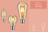 LED Kerze  gedrehtes Glas